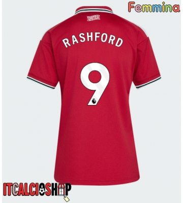 Manchester United Marcus Rashford #9 Prima Maglia Femmina 2026-27 Manica Corta